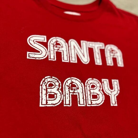 Colsie Santa Baby Crop Tee Size Medium Women’s - Picture 2 of 8